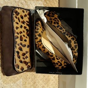 Women's heels with clutch